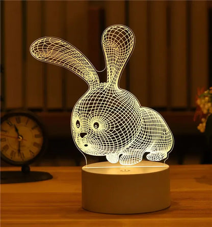 3D Led Night Light Model Toys