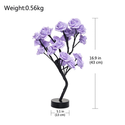 Trend Vivo LED Rose Flower Table Lamp