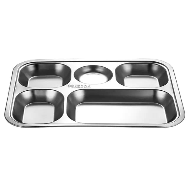 Trend Vivo 3/4/5 Sections Stainless Steel Food Plate